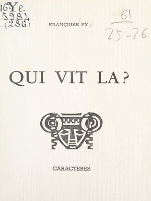 cover image of Qui vit là ?